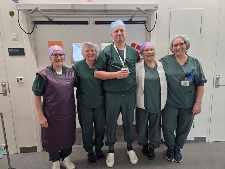 Holdet bag første operation i Hospitalsbyen